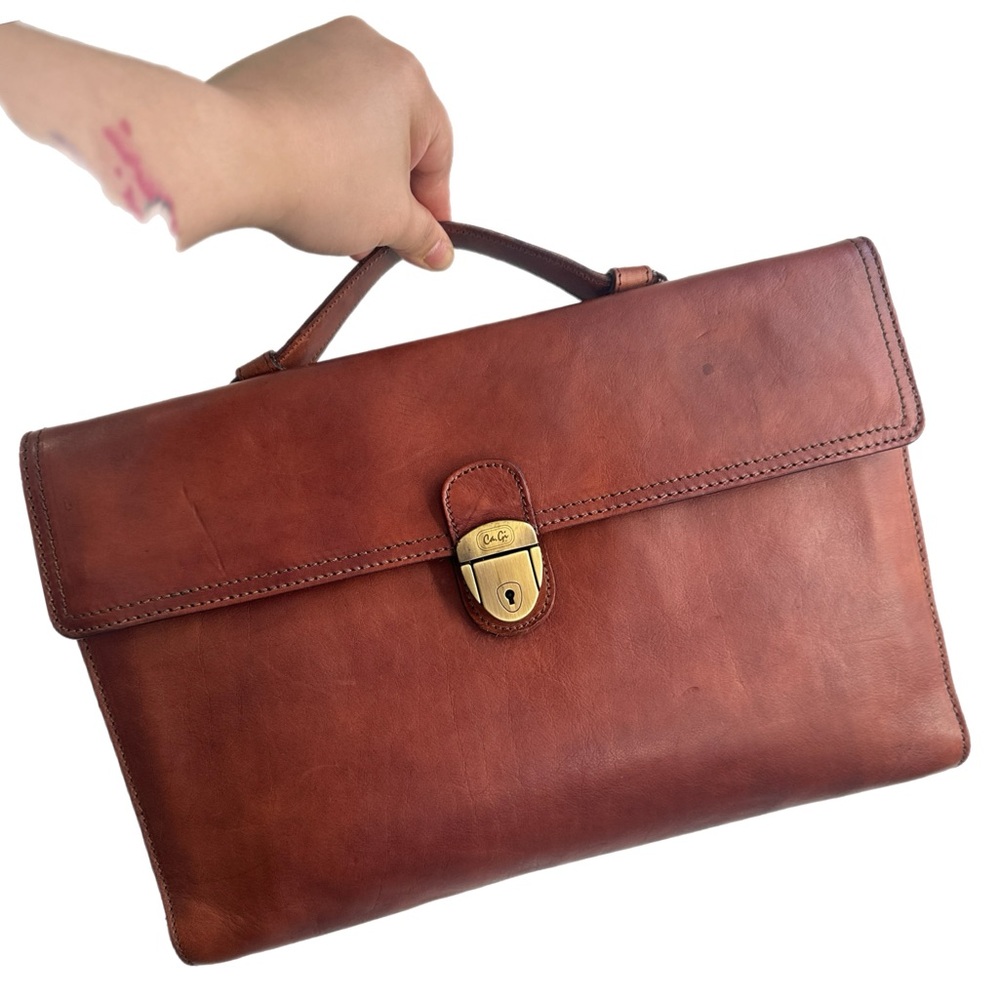Vintage CaGi Leather Briefcase